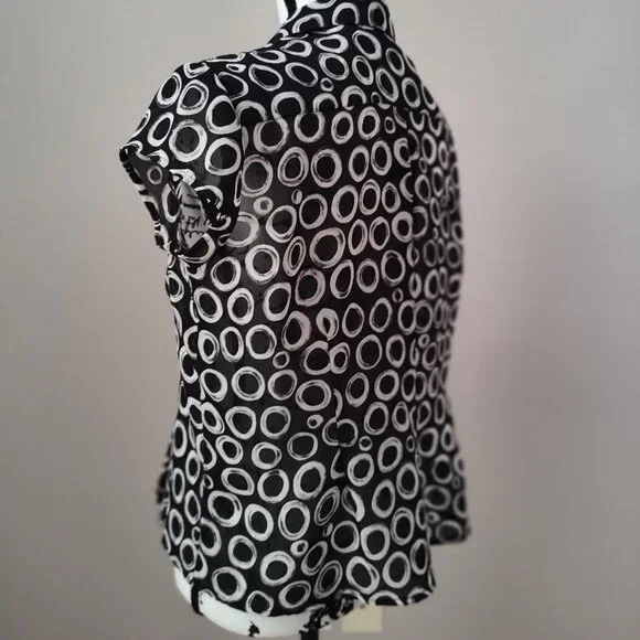 Studio by Liz Claiborne Button Front Blouse - Picture 2 of 5